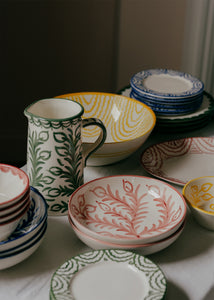 Flor Very Large Yellow Serving Bowl