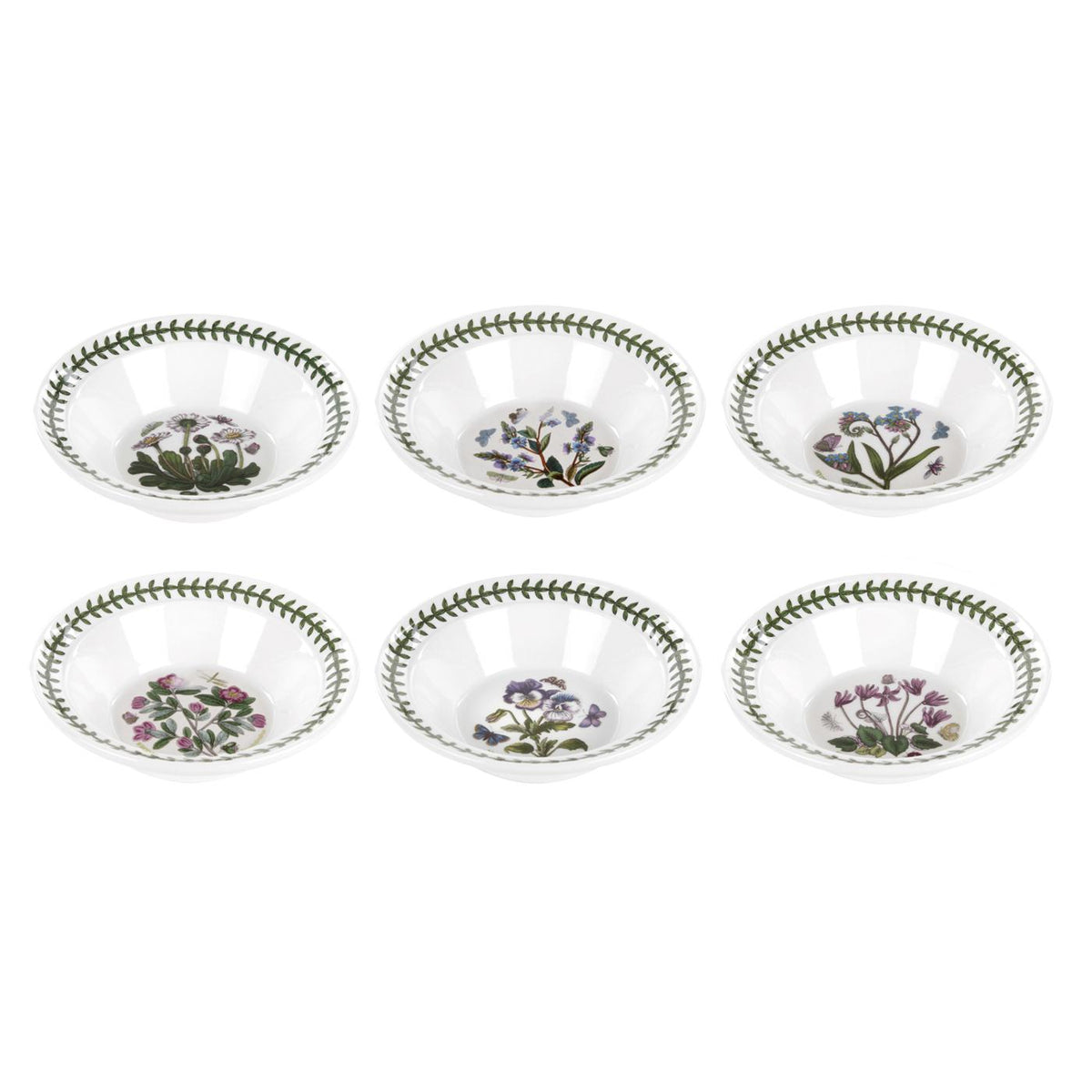 Botanic Garden Oatmeal & Soup Bowls, Set of 6
