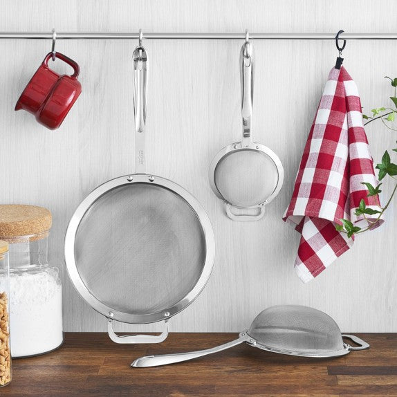 All-Clad 3-Piece Stainless-Steel Strainer Set