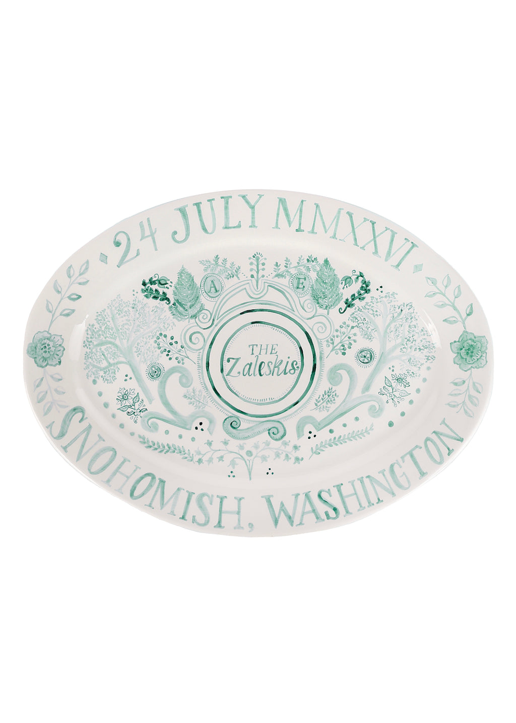 Wedding Platter - Botanical