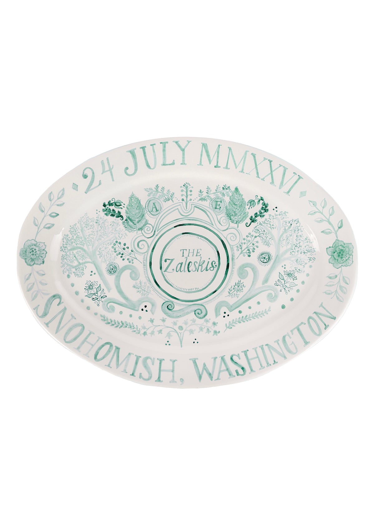 Wedding Platter - Botanical