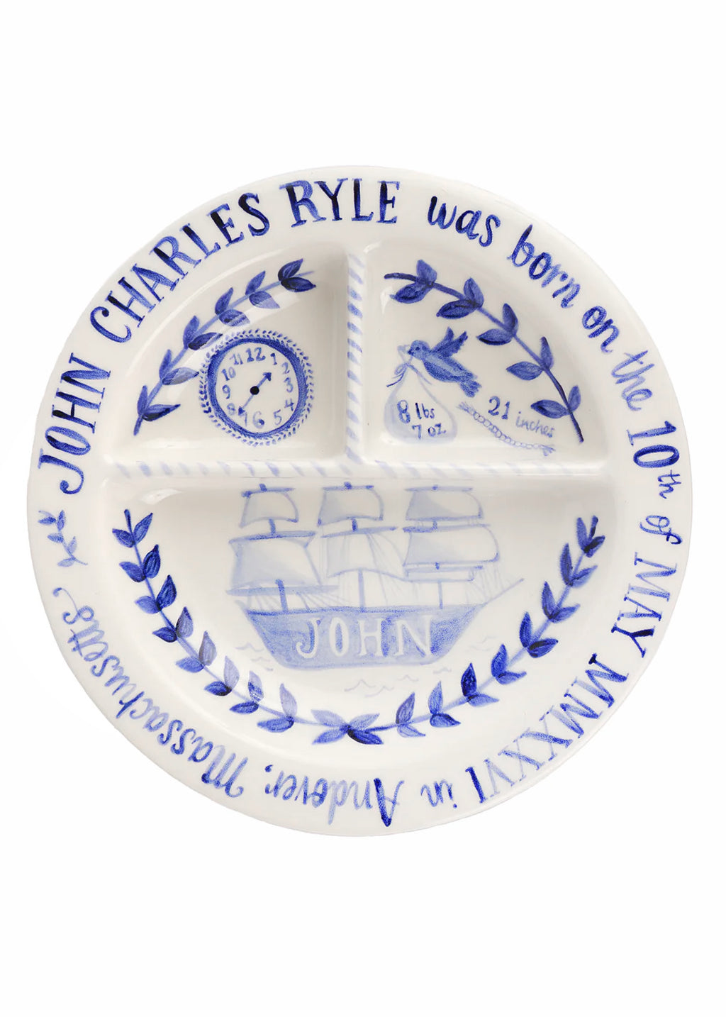Children’s Divided Plate in Ship