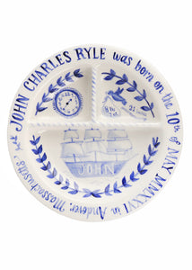 Children’s Divided Plate in Ship