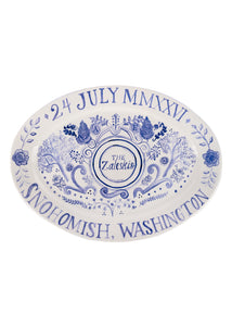 Wedding Platter in Botanical