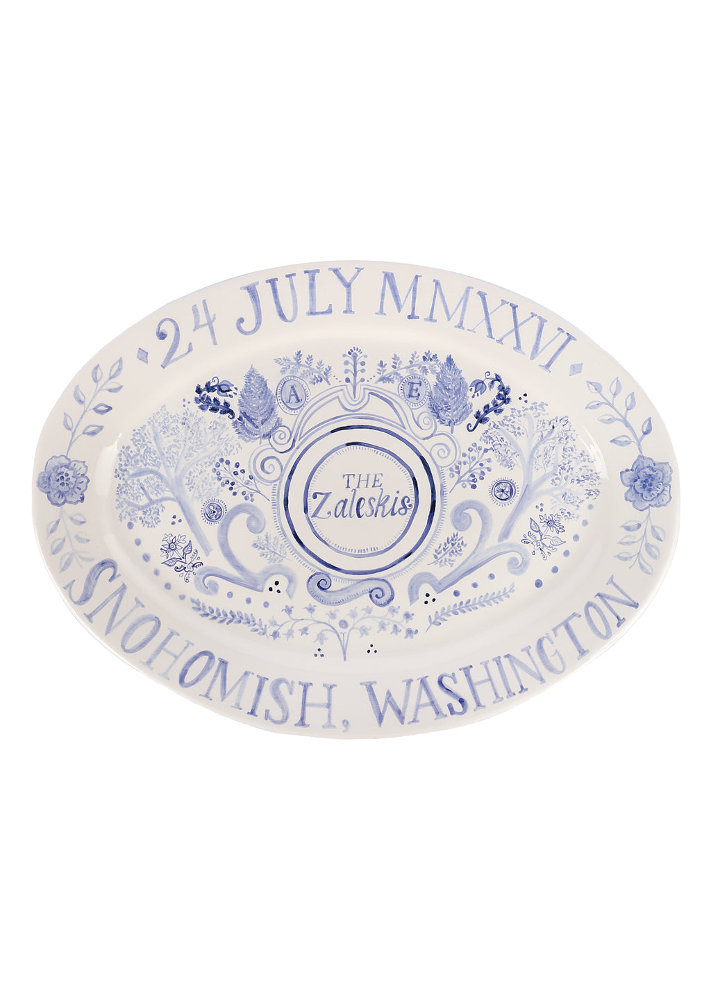 Wedding Platter - Botanical