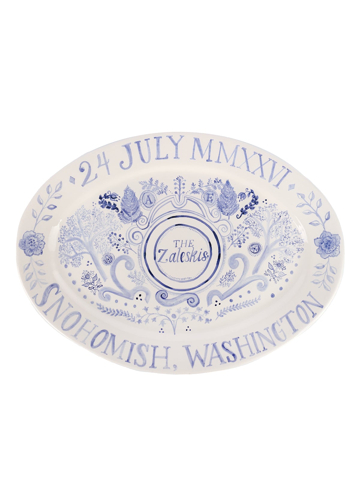 Wedding Platter - Botanical
