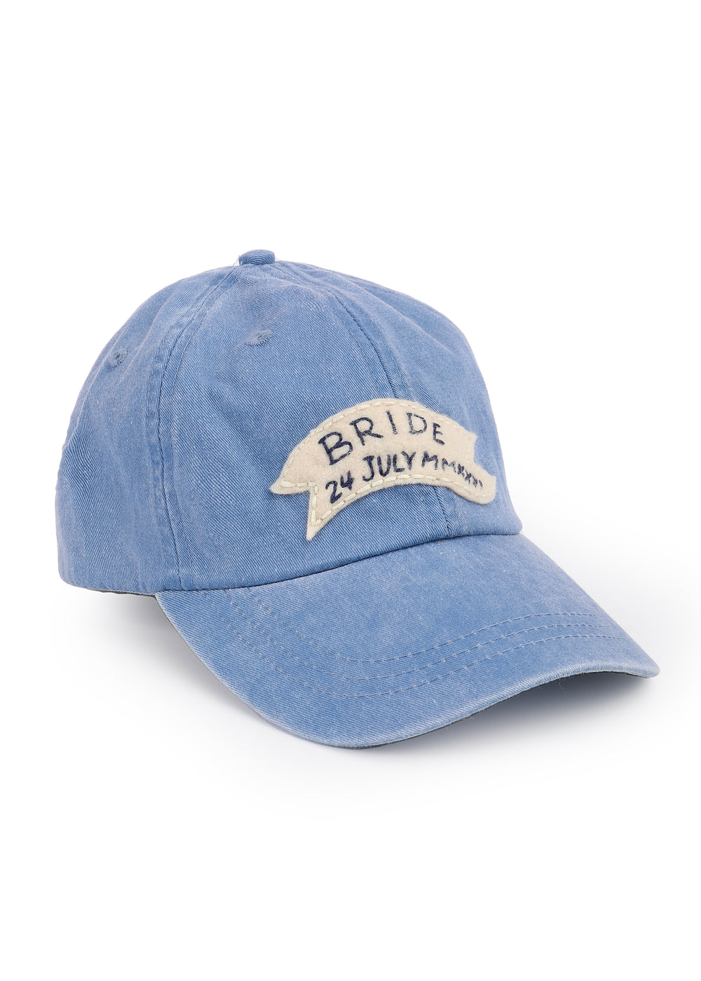 Hand Embroidered “Bride” Baseball Cap