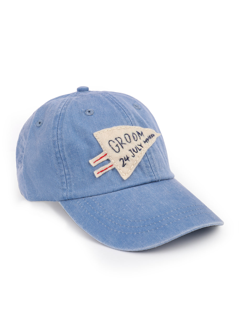 Hand Embroidered “Groom” Baseball Cap