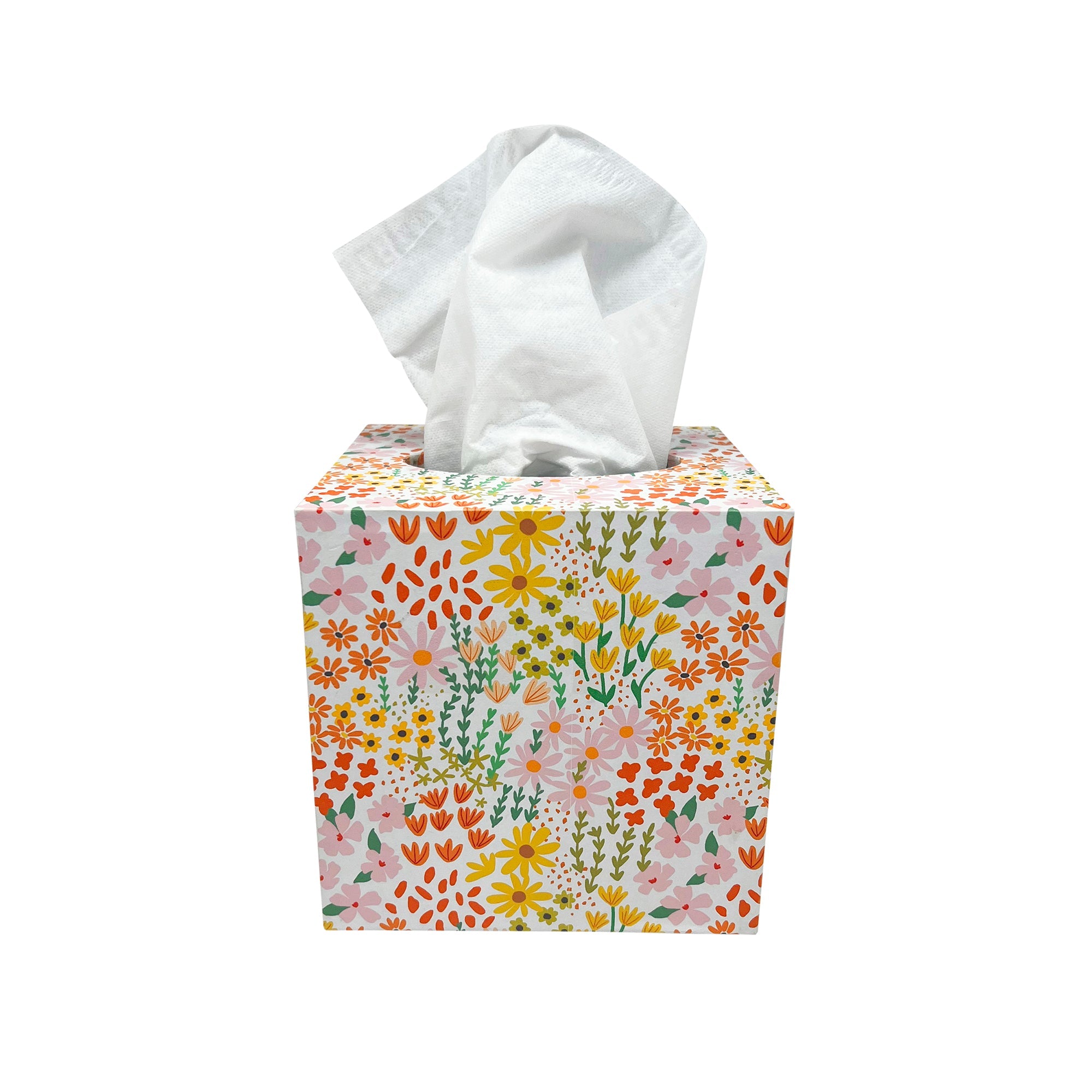Botanical Tissue Box Cover