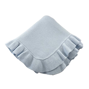 Jersey Knitted Ruffle Blanket
