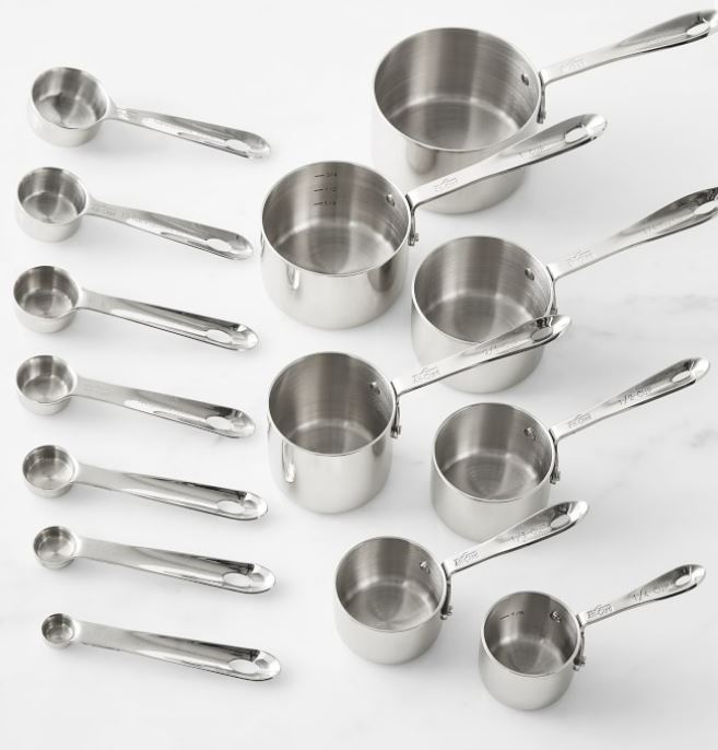 All-Clad Stainless-Steel Measuring Cups & Spoons Ultimate Set