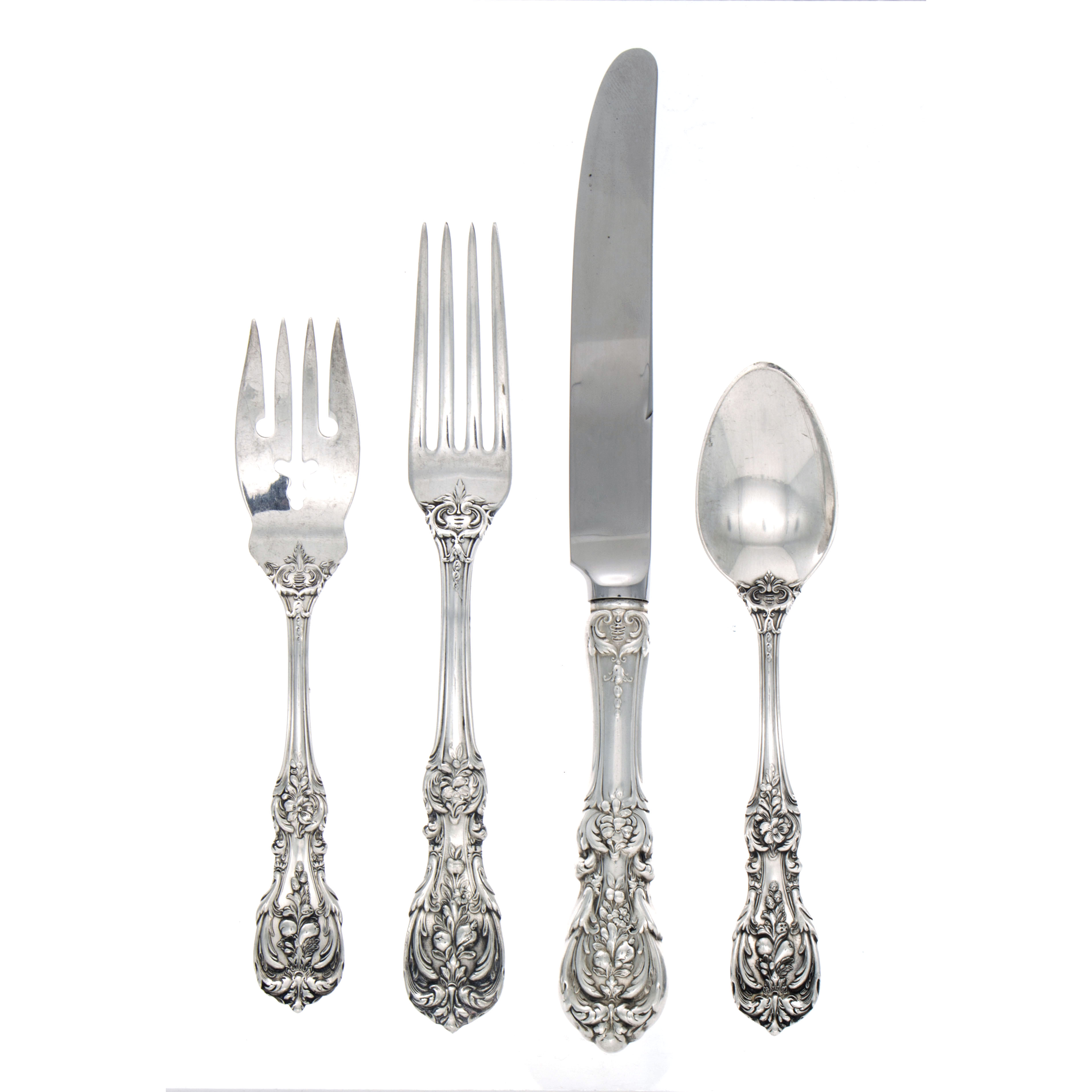 4 Piece Place Size Setting/Francis I (Sterling, "Reed & Barton") by Reed & Barton