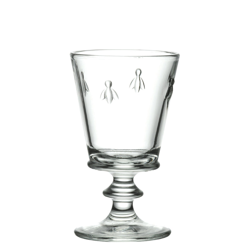 Bee Wine Glass in Clear, Set of 6