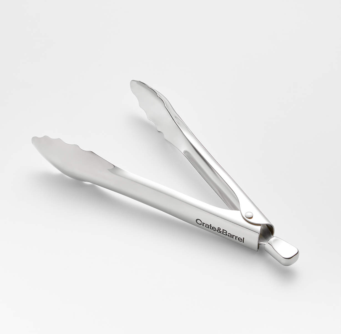 9" Stainless Steel Tongs