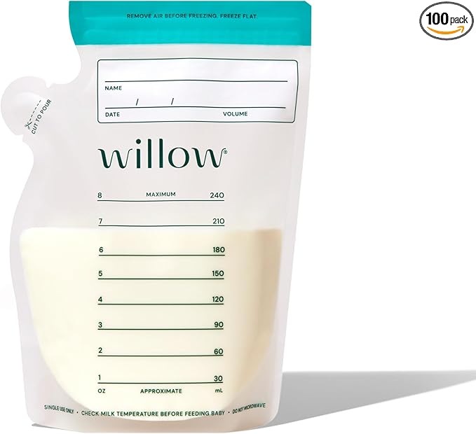 8oz Breast Milk Storage Bags Freezer - 100ct