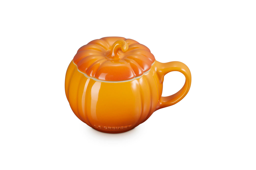 Le Creuset Pumpkin Mug, 14 oz., Persimmon
