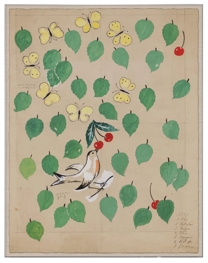 Cherries Art Print in Acrylic Box Frame by Paule Marrot