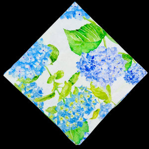 Hydrangea Napkin in Blue, Set of 4