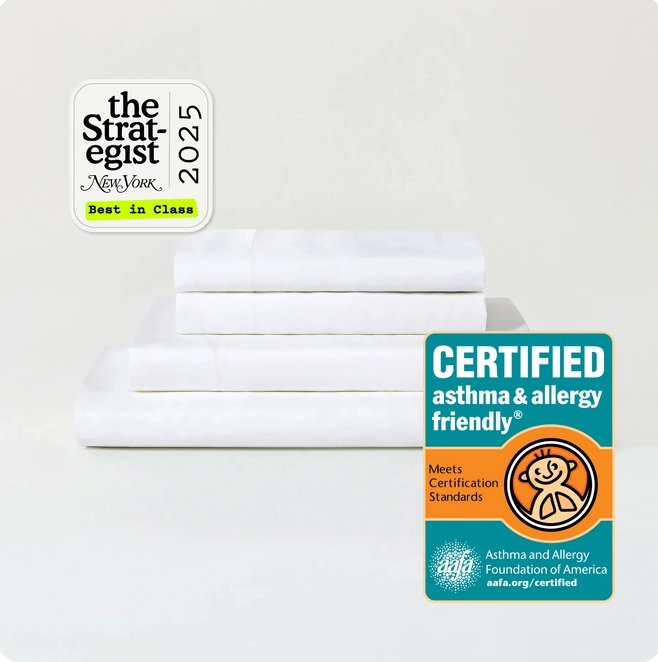 AiryWeight Eucalyptus Sheet Set — Size: KING | Color: SNOW