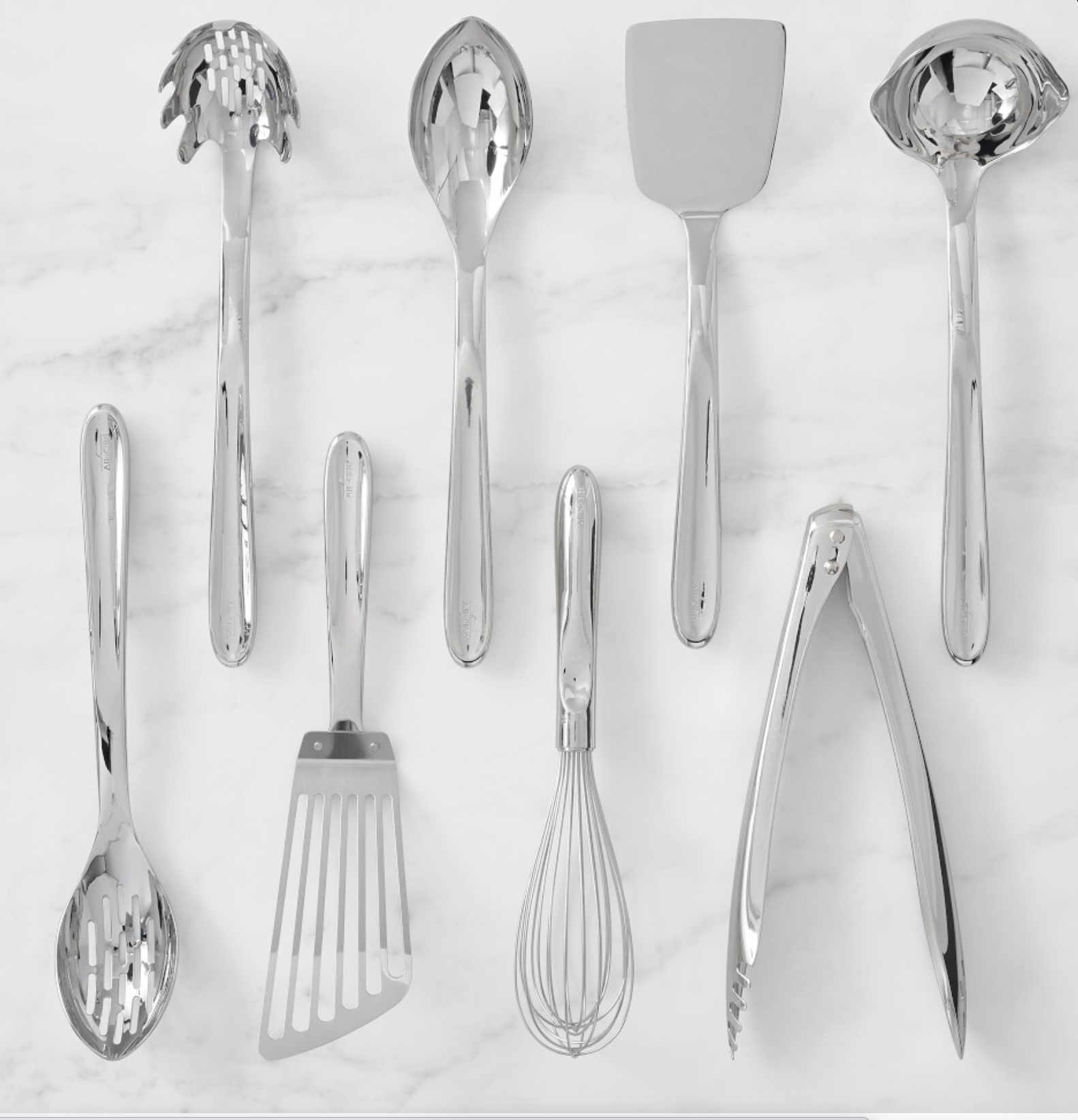 All-Clad Precision Stainless-Steel Utensils, Set of 8