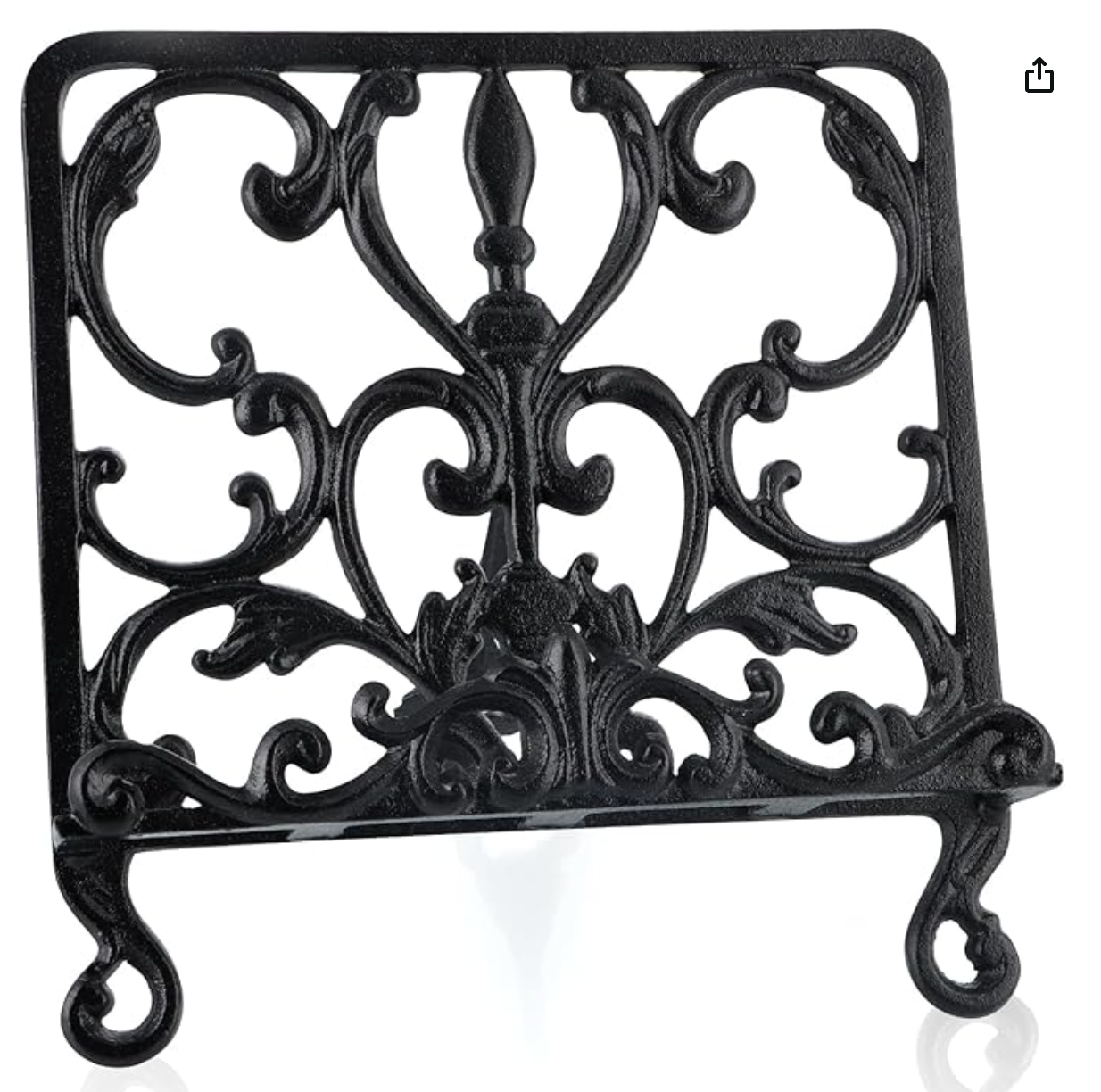 Cast Iron Cookbook Stand