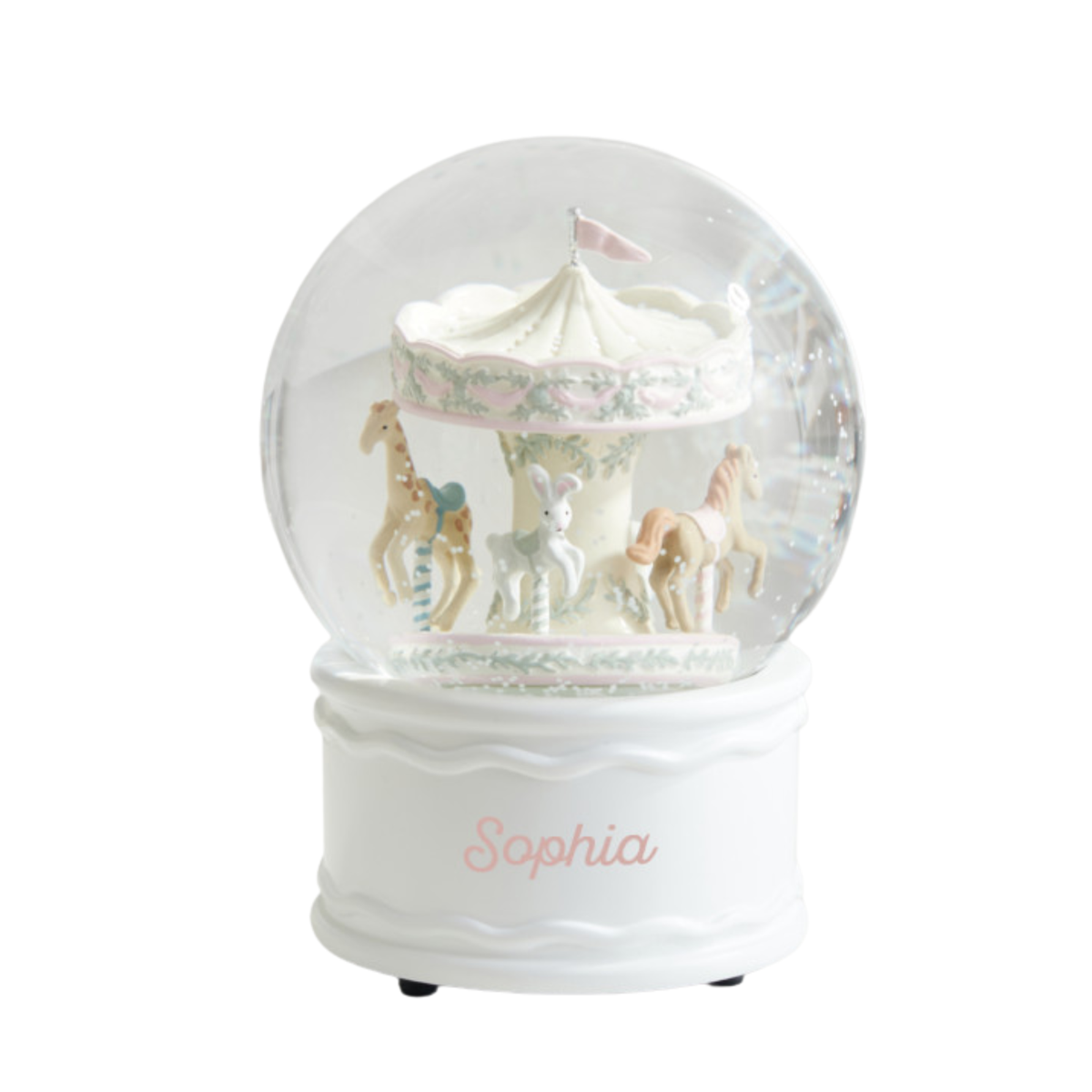 Carousel Musical Snow Globe