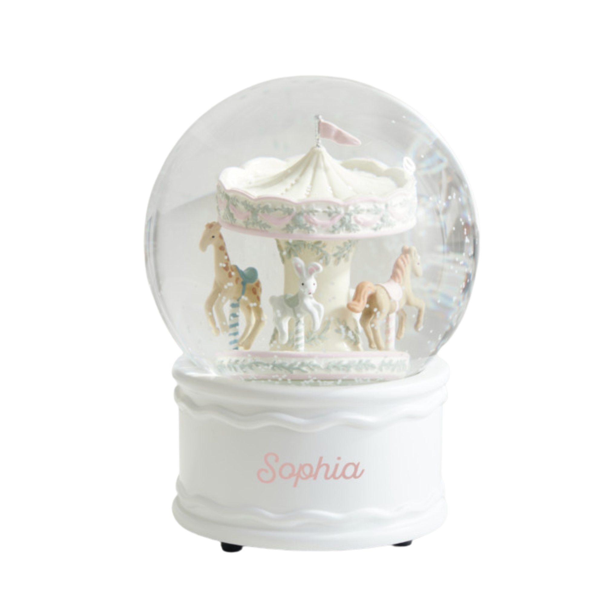 Carousel Musical Snow Globe