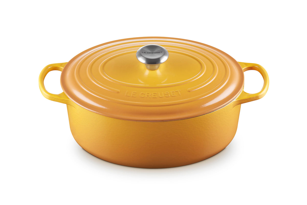 Le Creuset Signature Oval Dutch Oven, 6.75 qt., Nectar