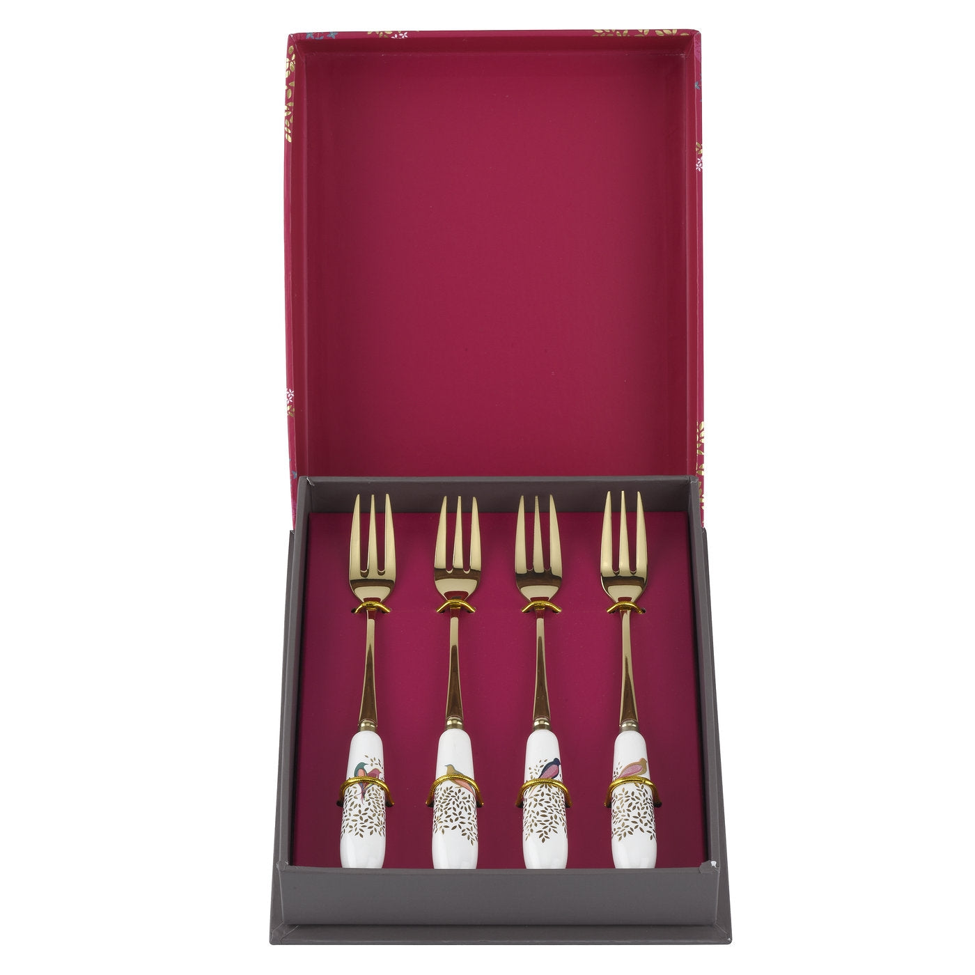 Sara Miller Chelsea Collection Pastry Forks, Set of 4