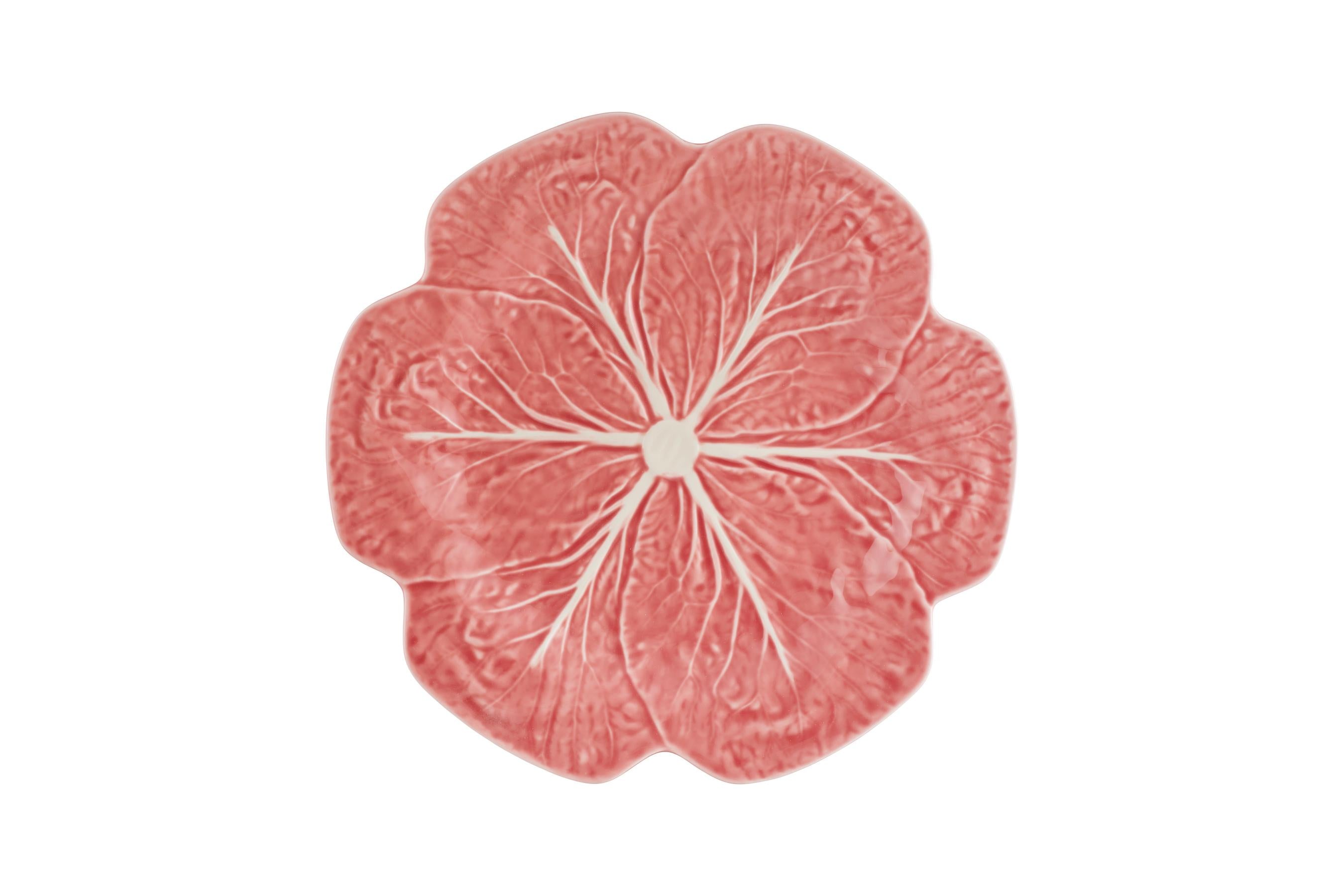 Cabbage Dinner Plate in Pink