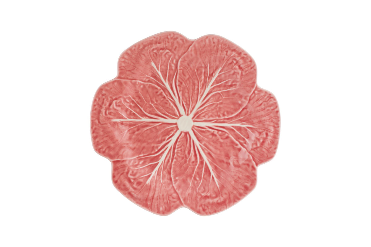 Cabbage Dinner Plate in Pink