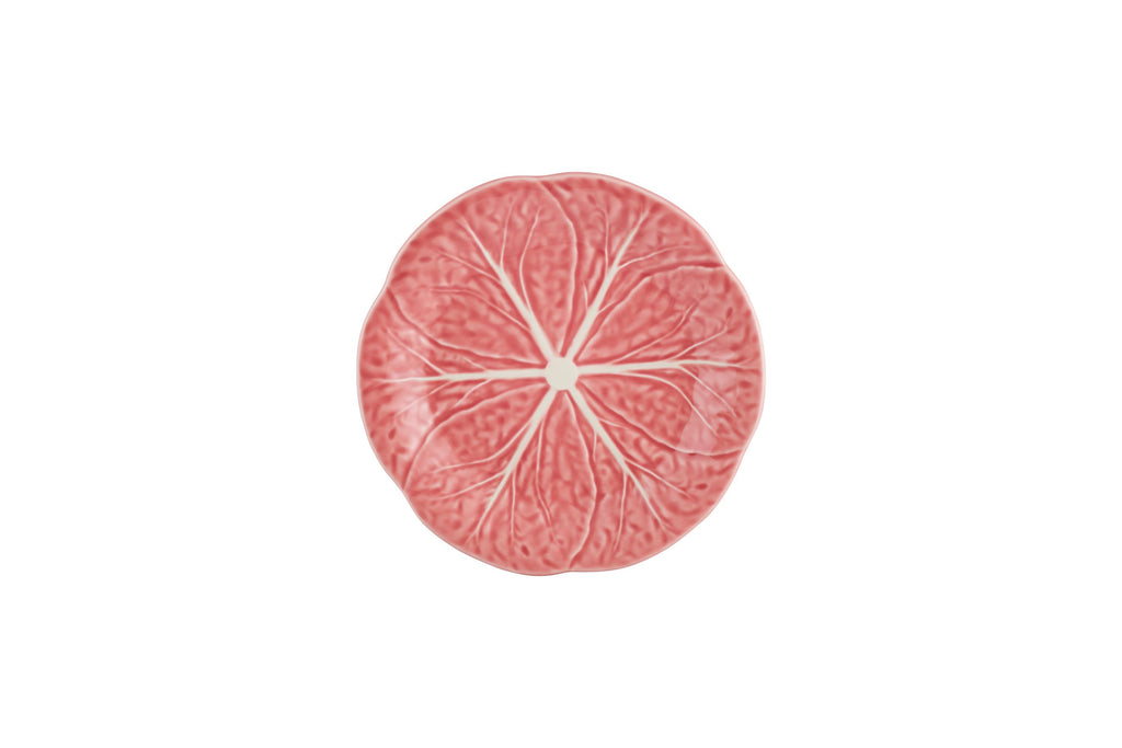 Cabbage Dessert Plate in Pink