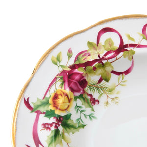 Old Country Roses Christmas Tree Oval Platter