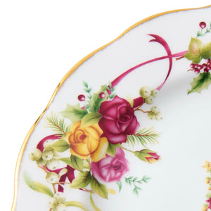 Old Country Roses Christmas Tree Plate