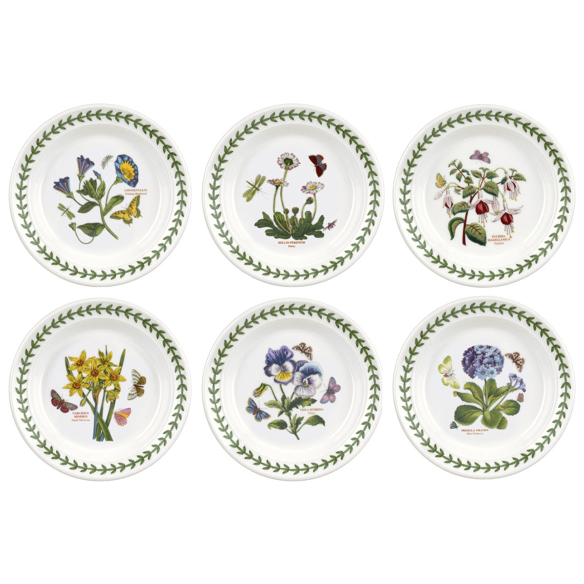 Botanic Garden Side Plates, Set of 6