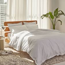 Classic Percale Core Sheet Set (Queen, Cream)