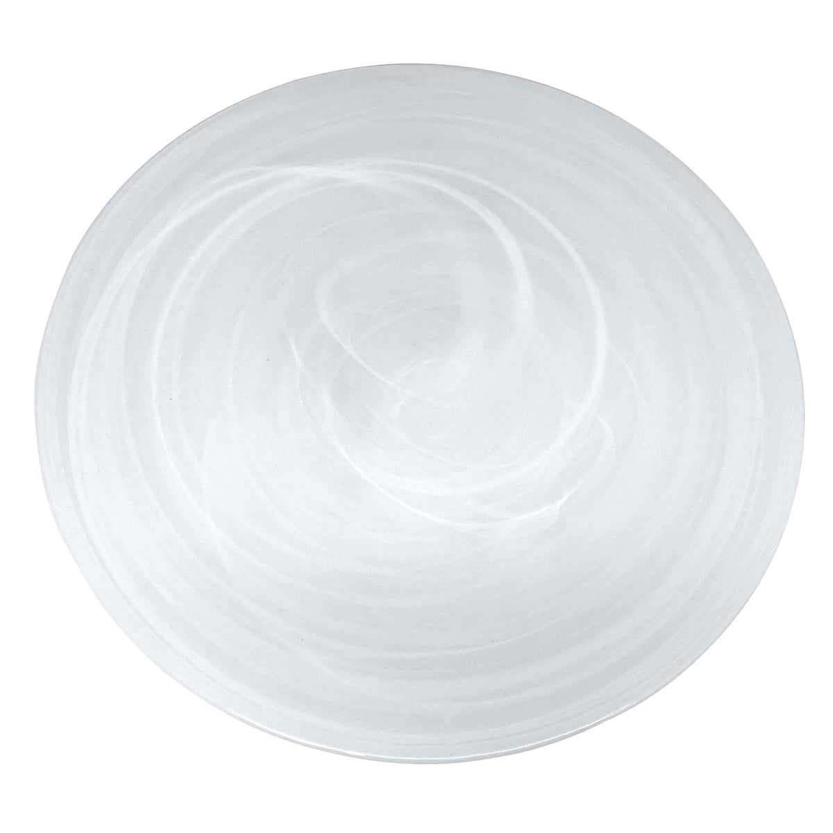 Alabaster White Charger Plate, Set of 4