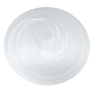 Alabaster White Charger Plate, Set of 4