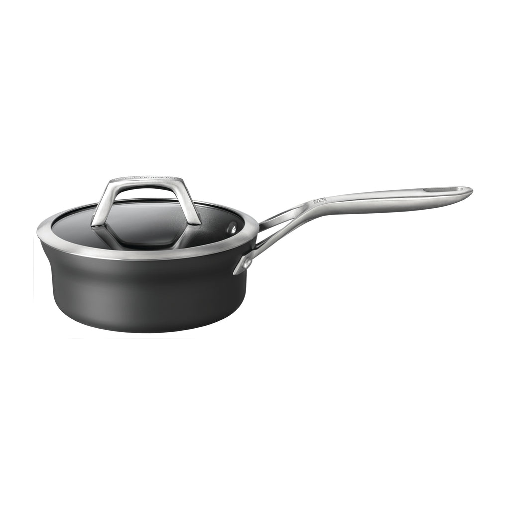 Motion Hard Anodized 1.5-qt Aluminum Nonstick Sauce Pan with Lid