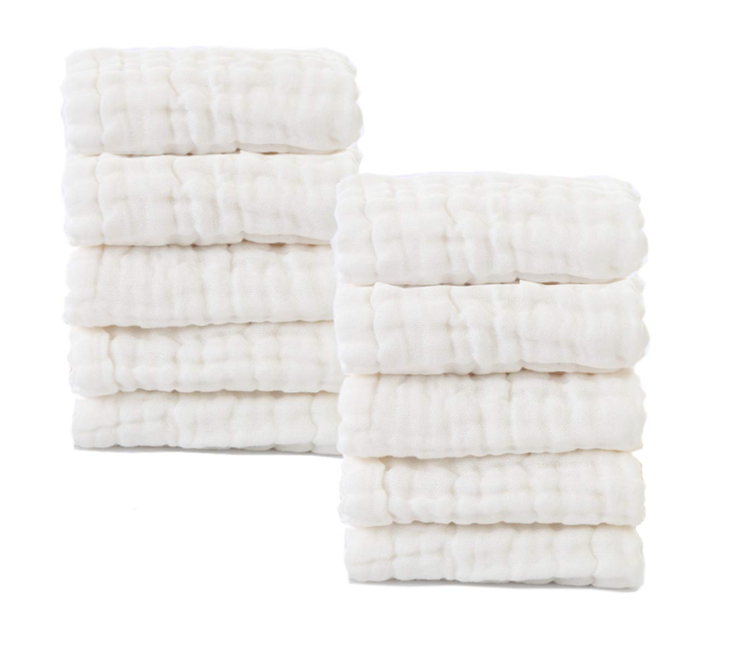 Baby Muslin Washclothes