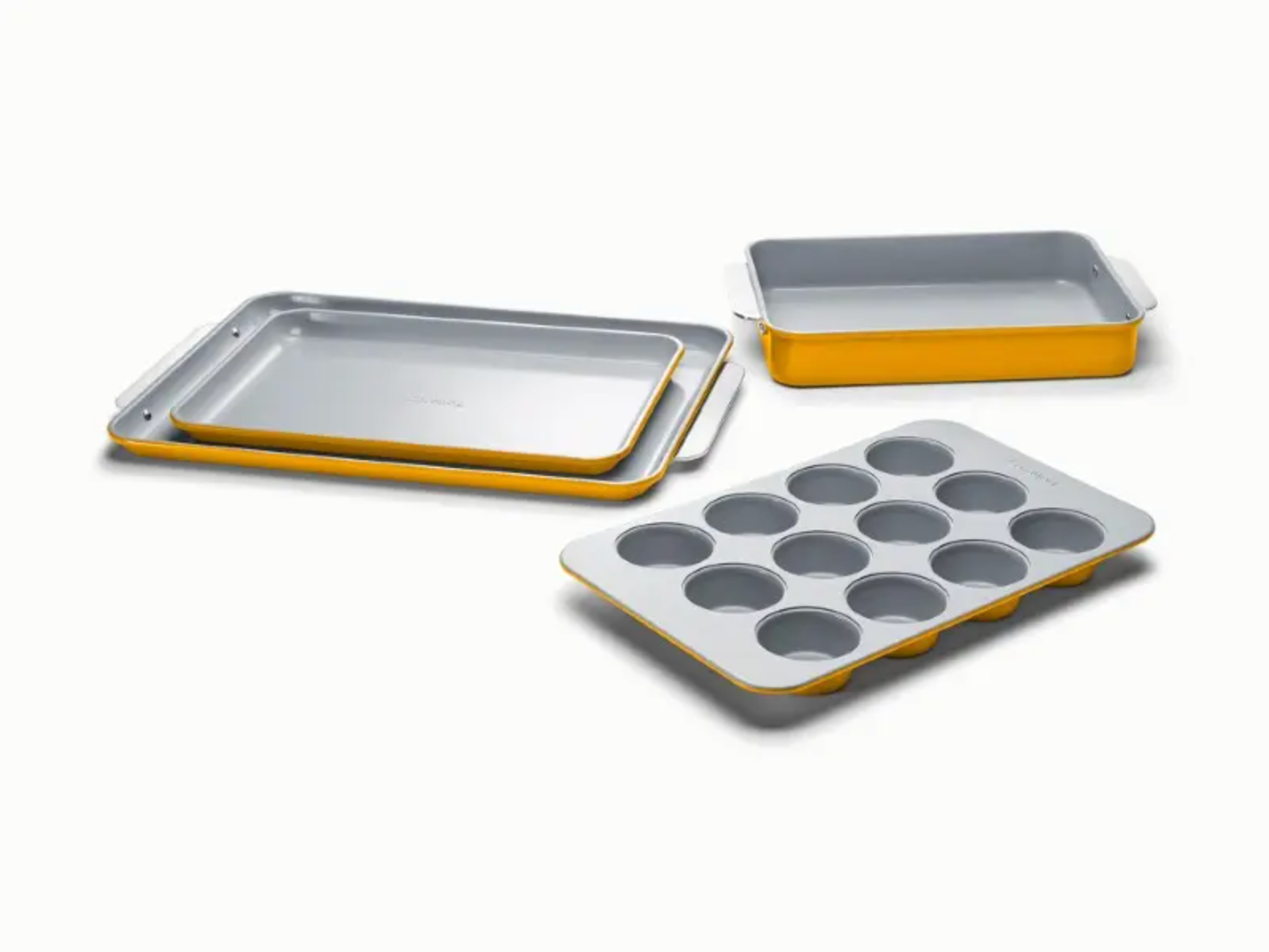 5 Piece Non-Stick Ceramic Bakeware Set, Non-Toxic Ceramic Coating