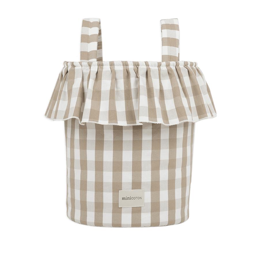 Basket Vichy - Oak + White