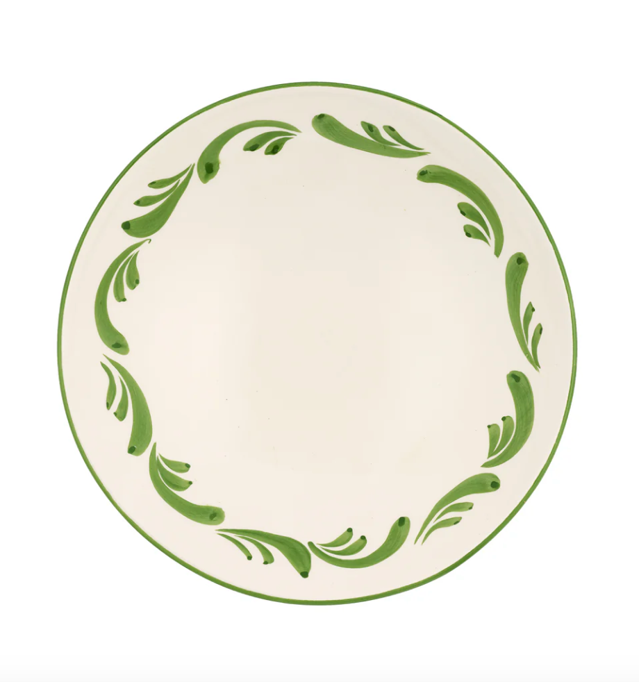 Celia Serving Bowl, Leaf Green