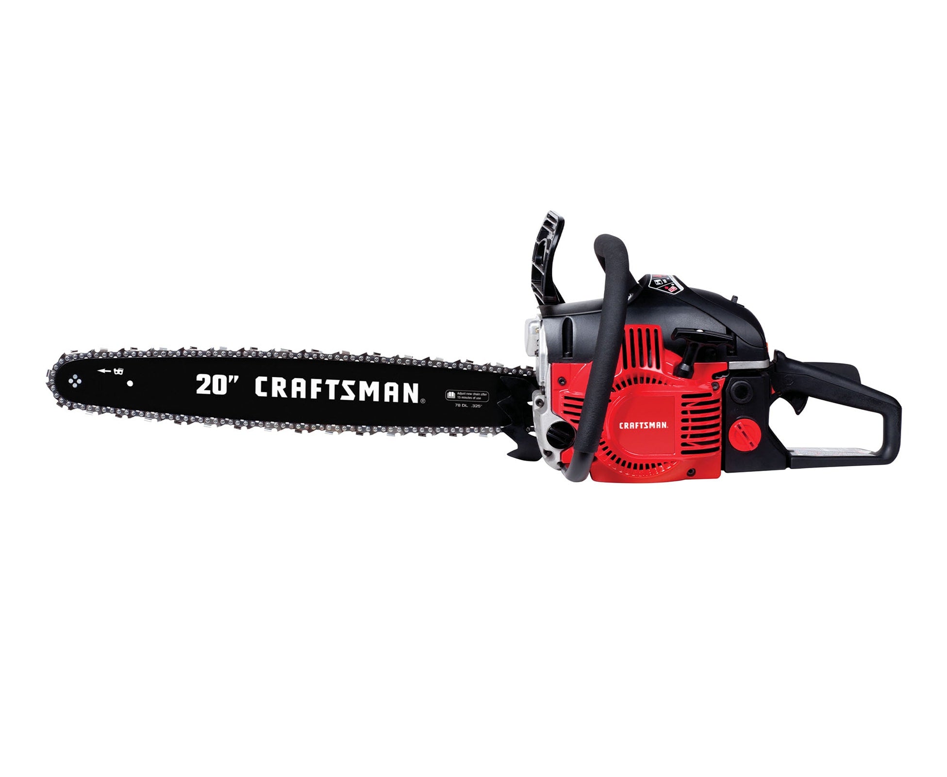 CRAFTSMAN S205 46-cc 2-cycle 20-in Gas Chainsaw