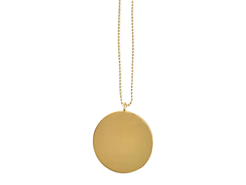 Large Disc Necklace