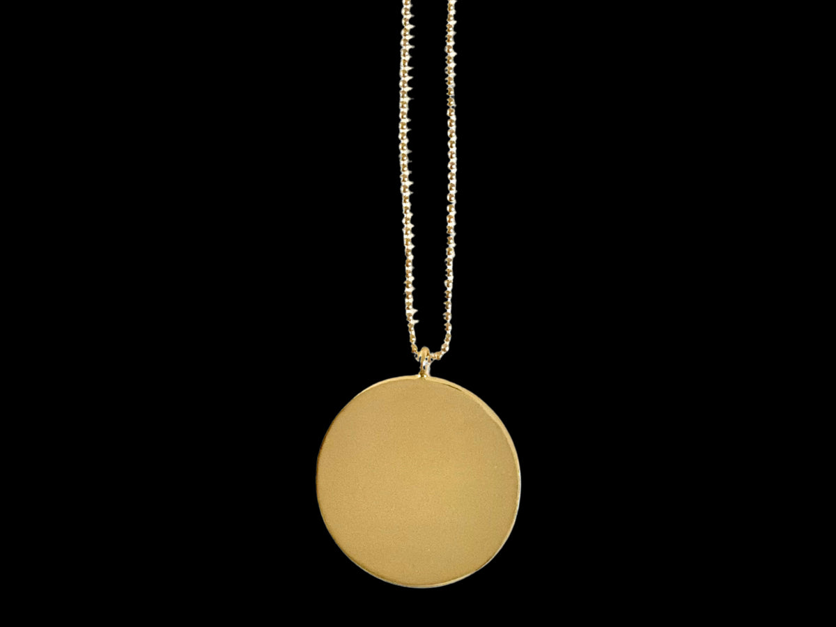 Large Disc Necklace