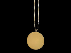 Large Disc Necklace