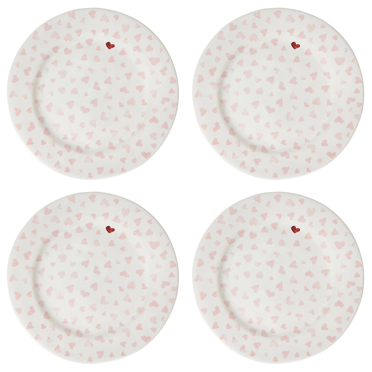 Love You More Dessert/Salad Plate, Set of 4