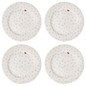 Love You More Dessert/Salad Plate, Set of 4