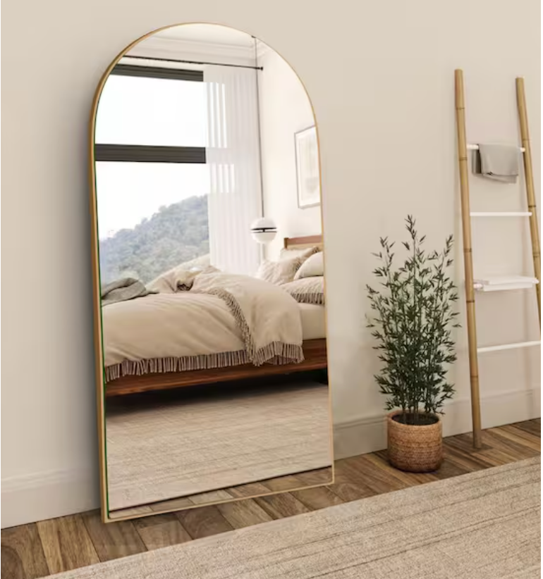 28x71.5 Gold Full Length Mirror